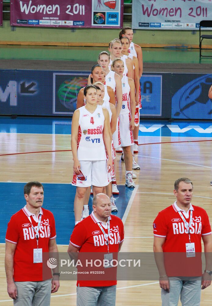 Баскетбол. Чемпионат Европы. Матч Россия - Словакия