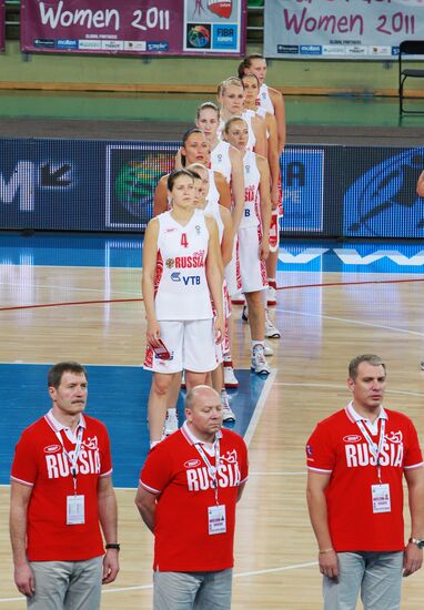 Баскетбол. Чемпионат Европы. Матч Россия - Словакия