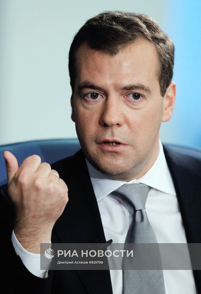 Интервью Д.Медведева британской газете "Файнэншл таймс"