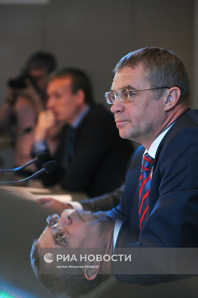 Александр Медведев дал пресс-конференцию в офисе "Газпрома"
