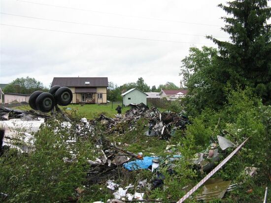 Крушение пассажирского самолета ТУ-134 в Карелии