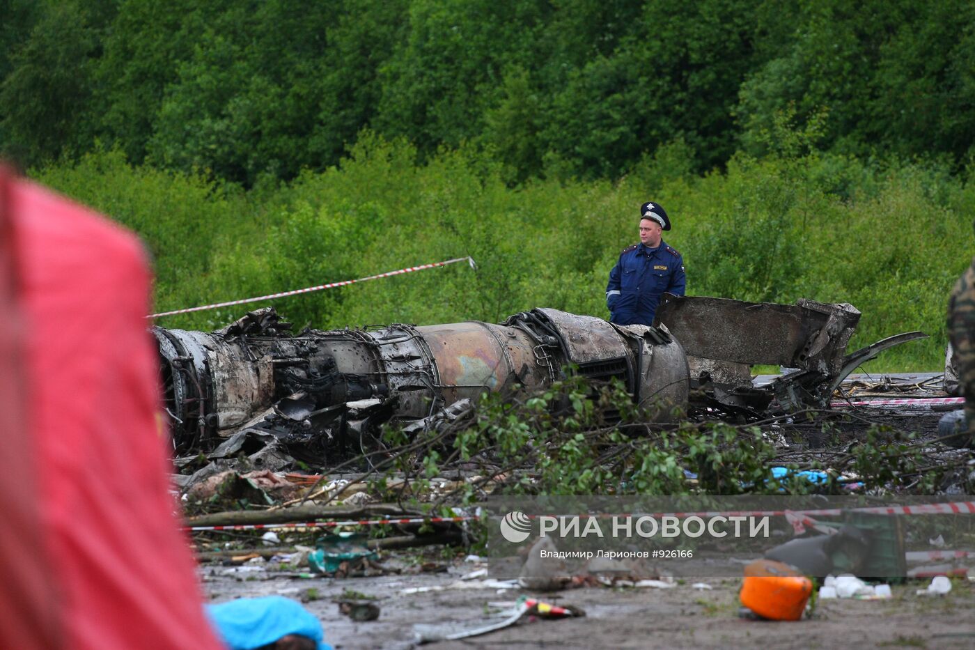 Крушение пассажирского самолета ТУ-134 в Карелии