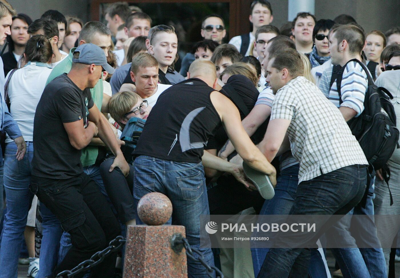 Акция "Революция через социальную сеть" в Минске