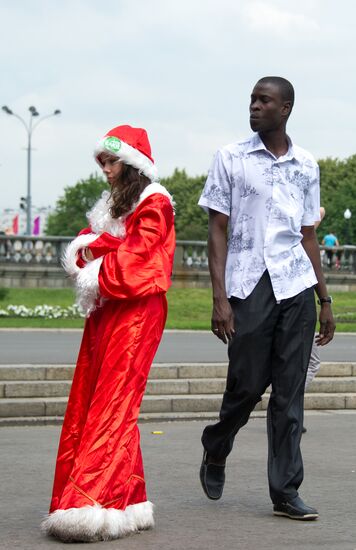 Открытие "Зимнего городка" в ЦПКиО им. А.М.Горького