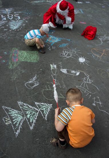 Открытие "Зимнего городка" в ЦПКиО им. А.М.Горького