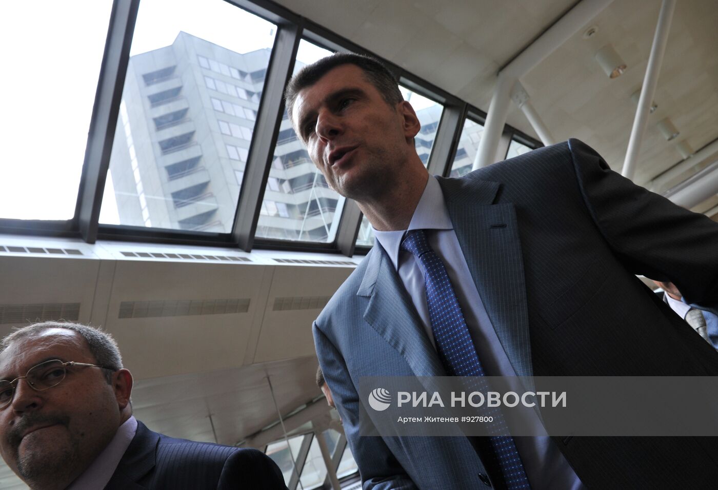 Борис Надеждин и Михаил Прохоров