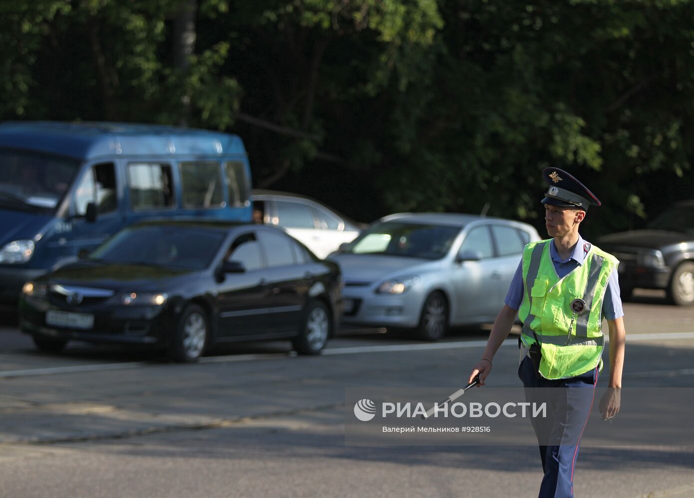 Работа ДПС ГИБДД Восточного административного округа Москвы