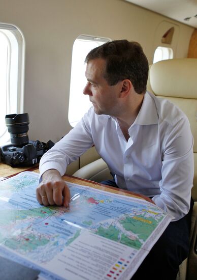 Рабочая поездка Д.Медведева во Владивосток