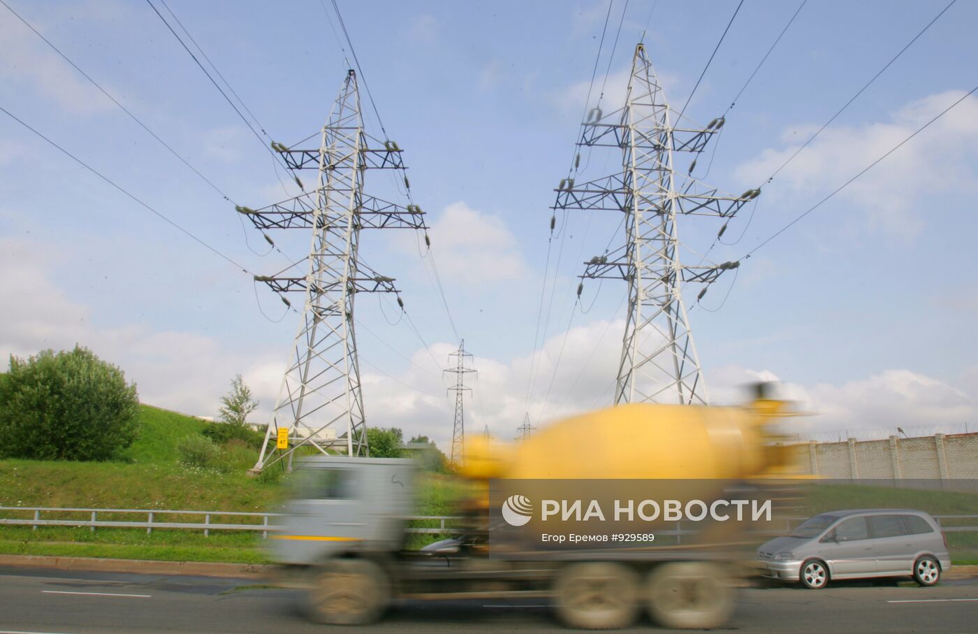 Линии электропередач в Минске