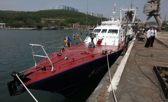 Презентация новых катеров береговой охраны во Владивостоке