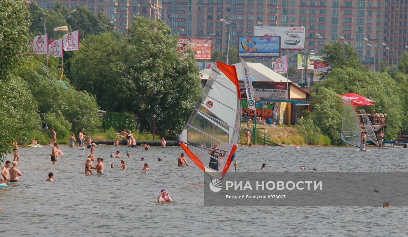 Отдых горожан в Москве