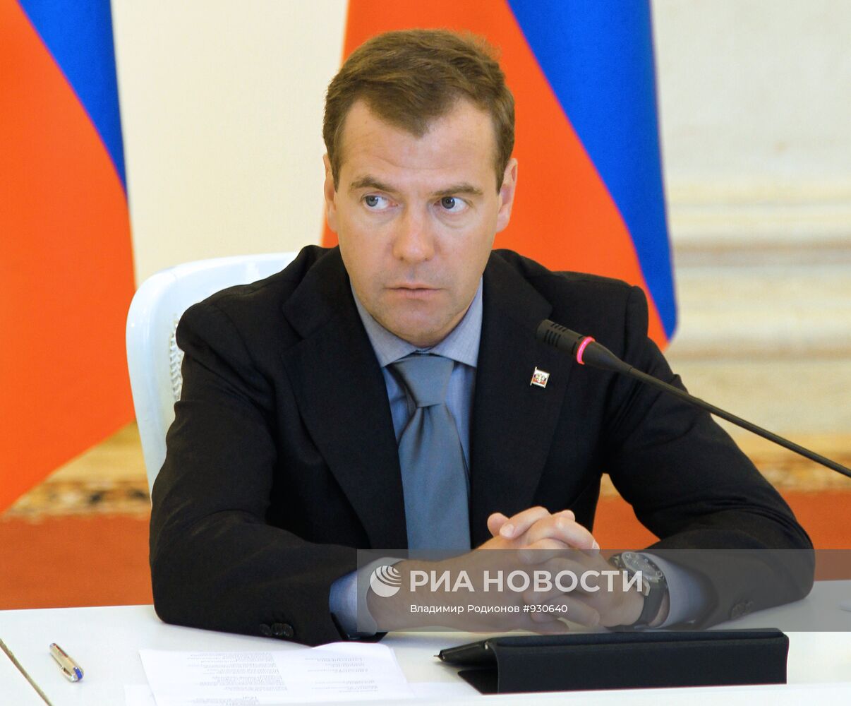 Рабочая поездка Дмитрия Медведева в Нальчик