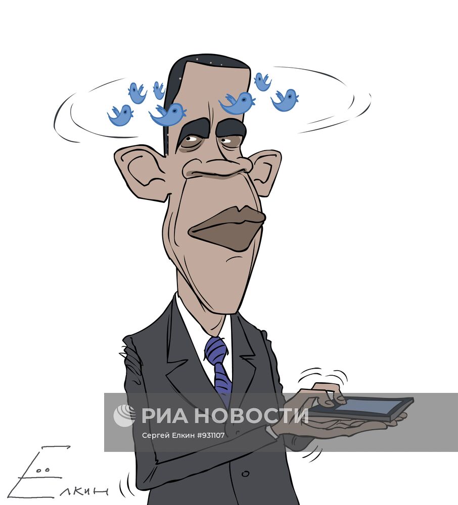 Обама пообщался в Twitter онлайн