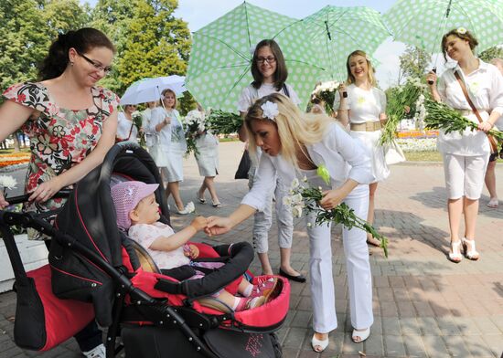 Шествие в День семьи, любви и верности в Москве