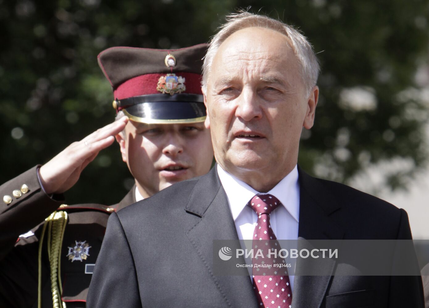 Инаугурация избранного президента Латвии Андриса Берзиньша
