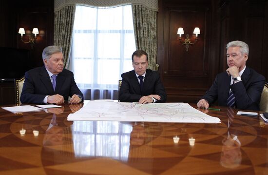 Д.Медведев встретился с Б.Громовым и С.Собяниным