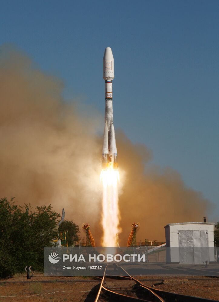 Пуск ракеты "Союз-2.1а" с разгонным блоком "Фрегат"