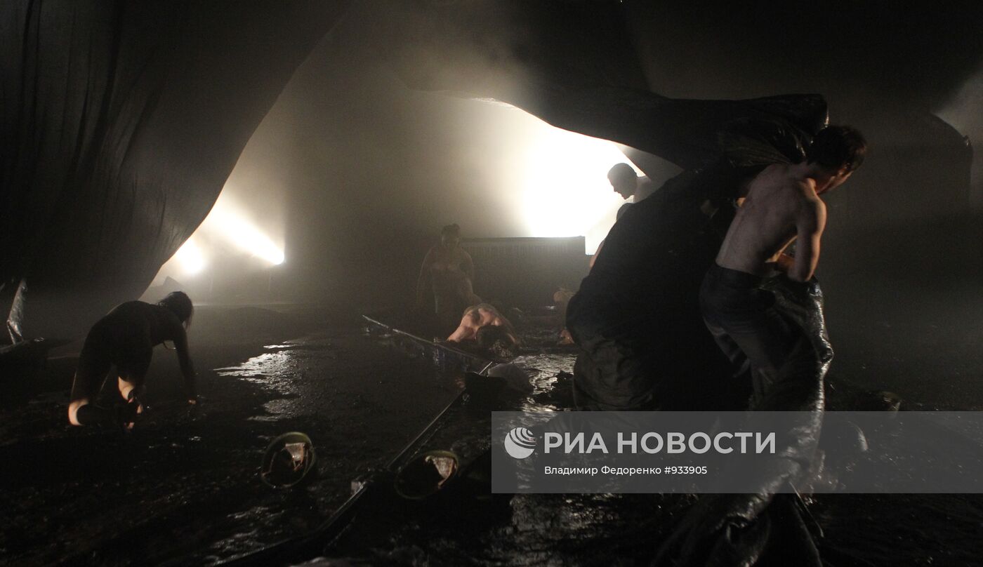 Пресс-показ спектакля "Город.ОК" в рамках Чеховского фестиваля