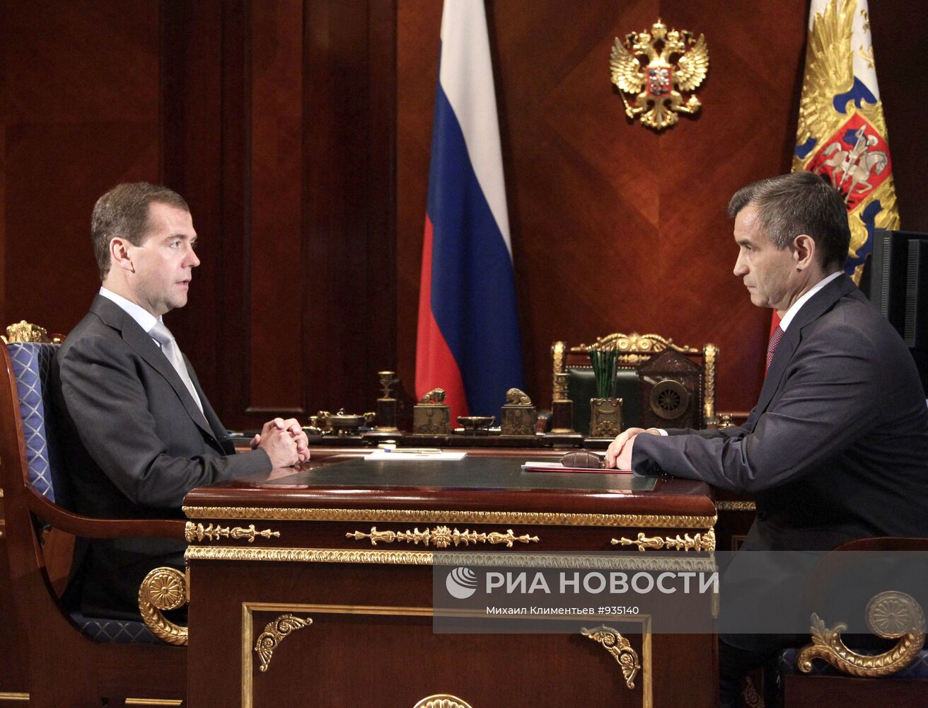 Встреча Дмитрия Медведева с Рашидом Нургалиевым