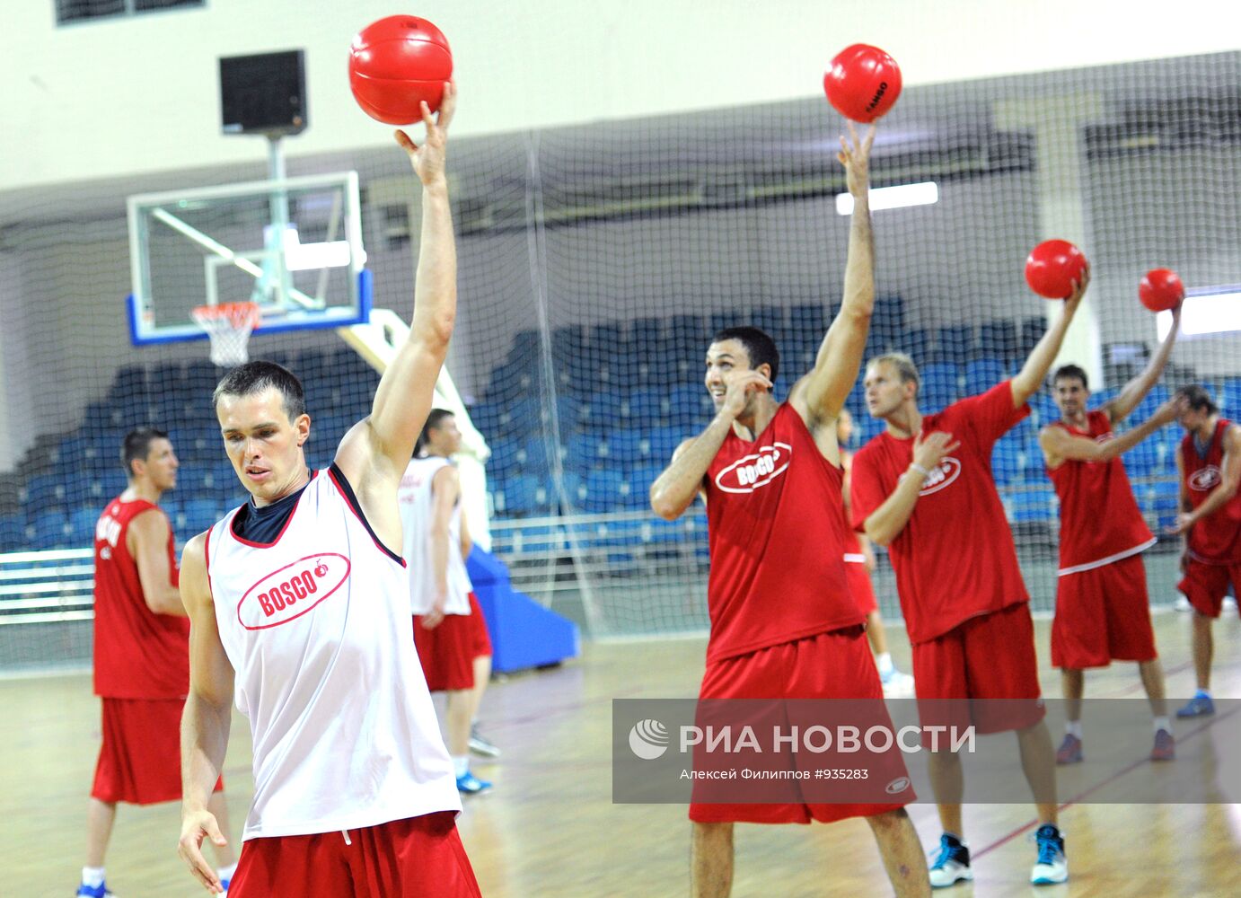 Баскетбол. Открытая тренировка мужской сборной России