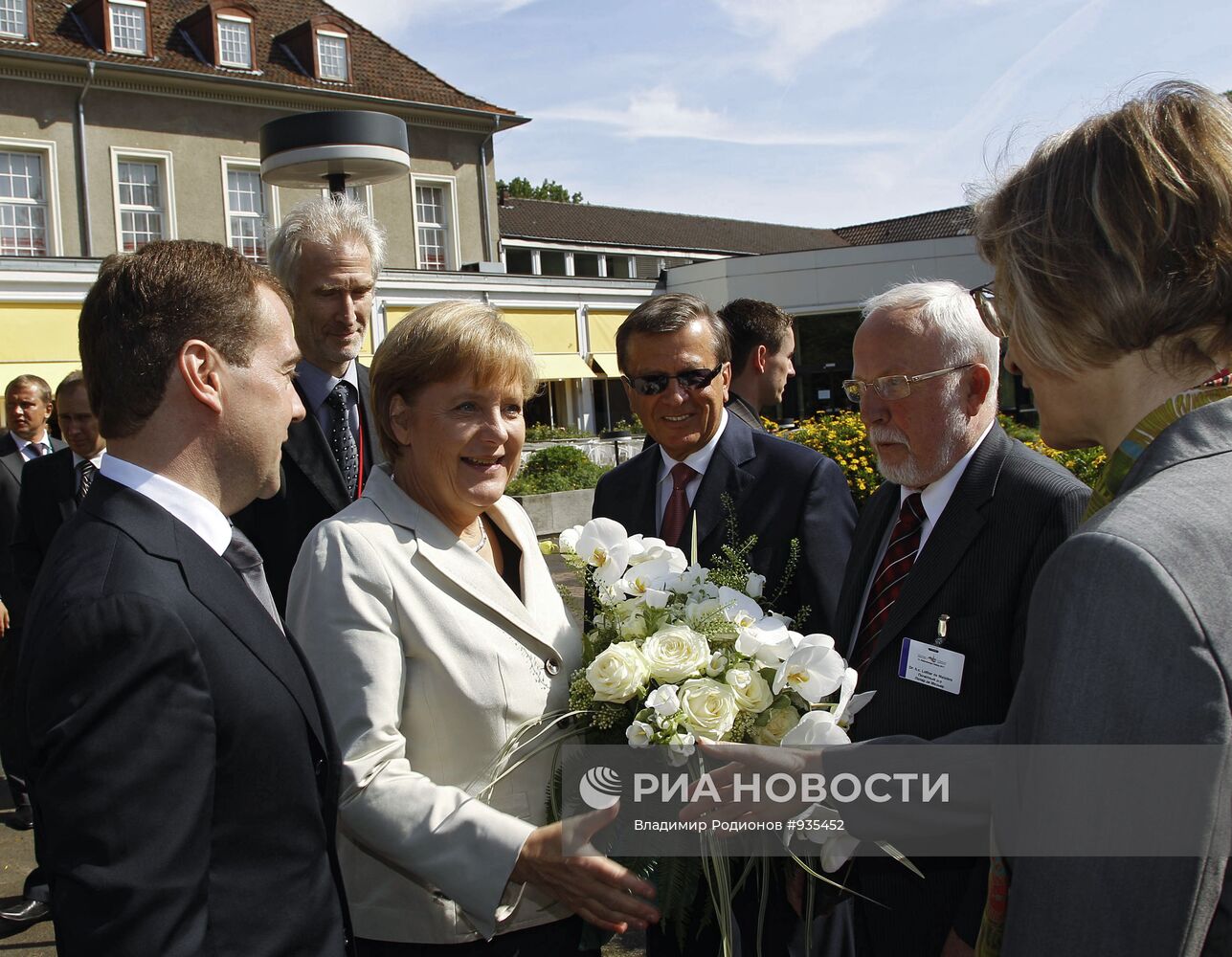 Визит президента РФ Д. Медведева в Ганновер. День второй