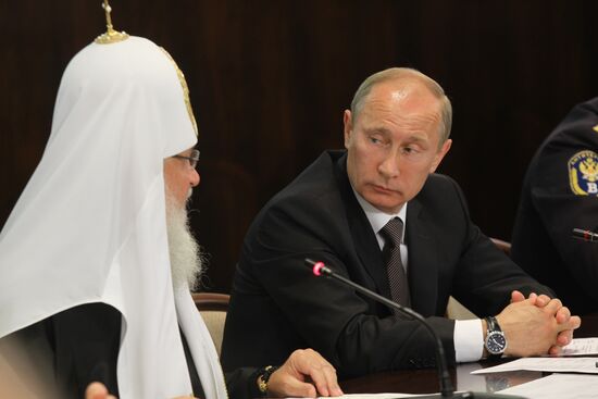 Встреча В.Путина с представителями религиозных организаций