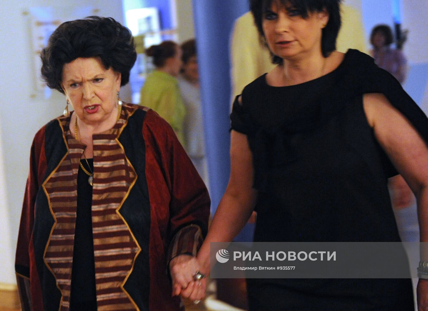 Галина Вишневская и ее дочь Ольга Ростропович