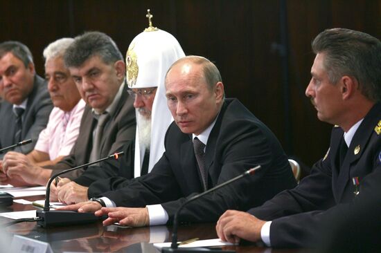 Встреча В.Путина с представителями религиозных организаций (мамо