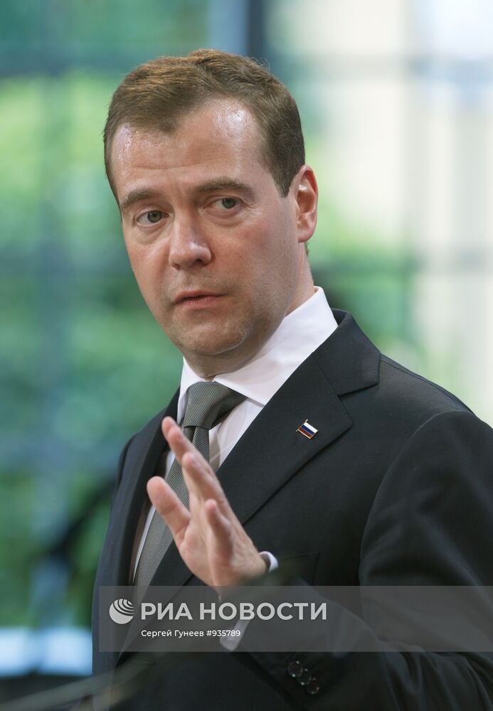 Визит президента РФ Д. Медведева в Ганновер. День второй