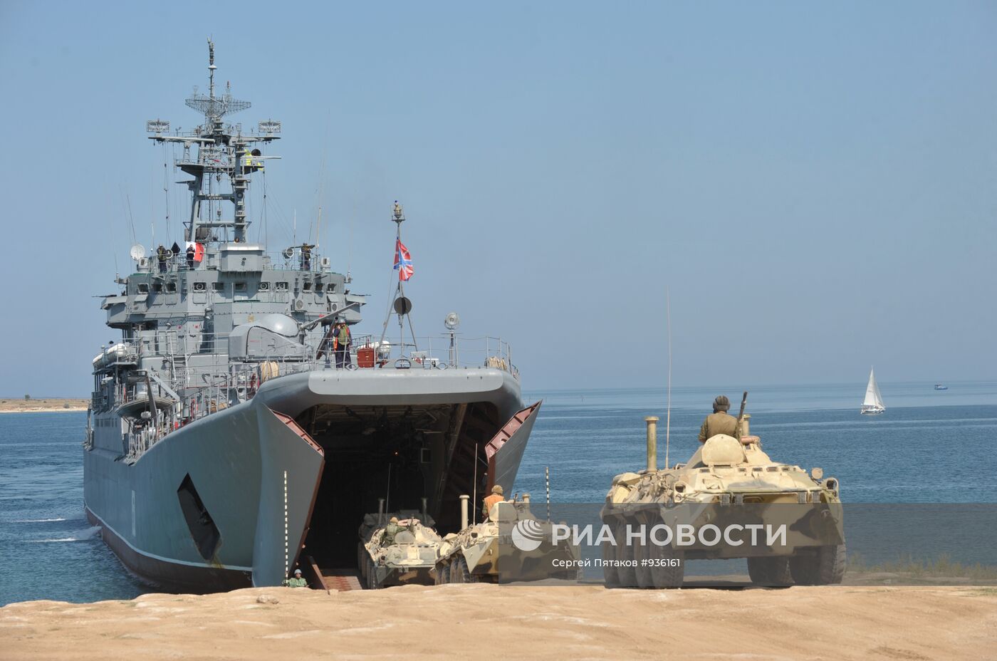 Учения Черноморского флота РФ в Севастополе