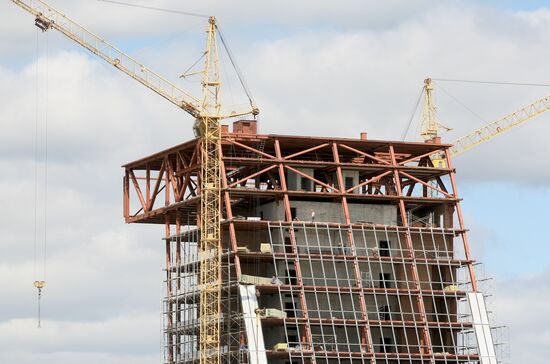 Строительство технопарка новосибирского Академгородка