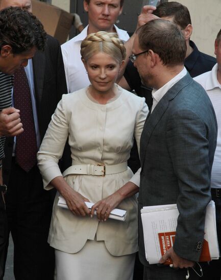 Заседание суда по "газовому" делу в отношении Юлии Тимошенко