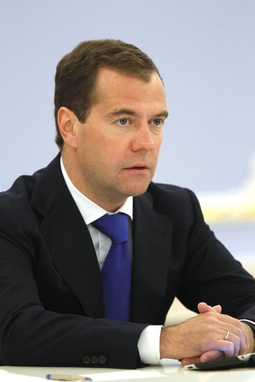 Встреча Дмитрия Медведева с членами избирательных комиссий