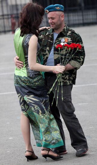 Празднование Дня Воздушно-десантных войск во Владивостоке