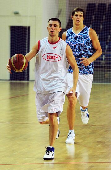 Баскетбол. Тренировка сборной России