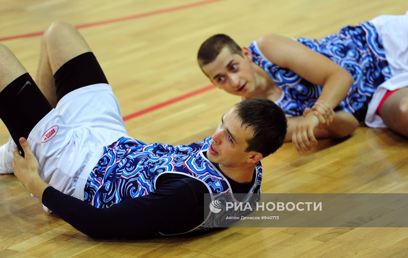 Баскетбол. Тренировка сборной России