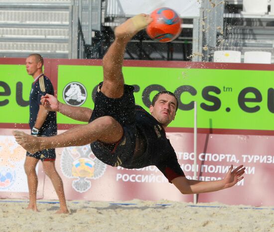 Пляжный футбол. Тренировка сборной России