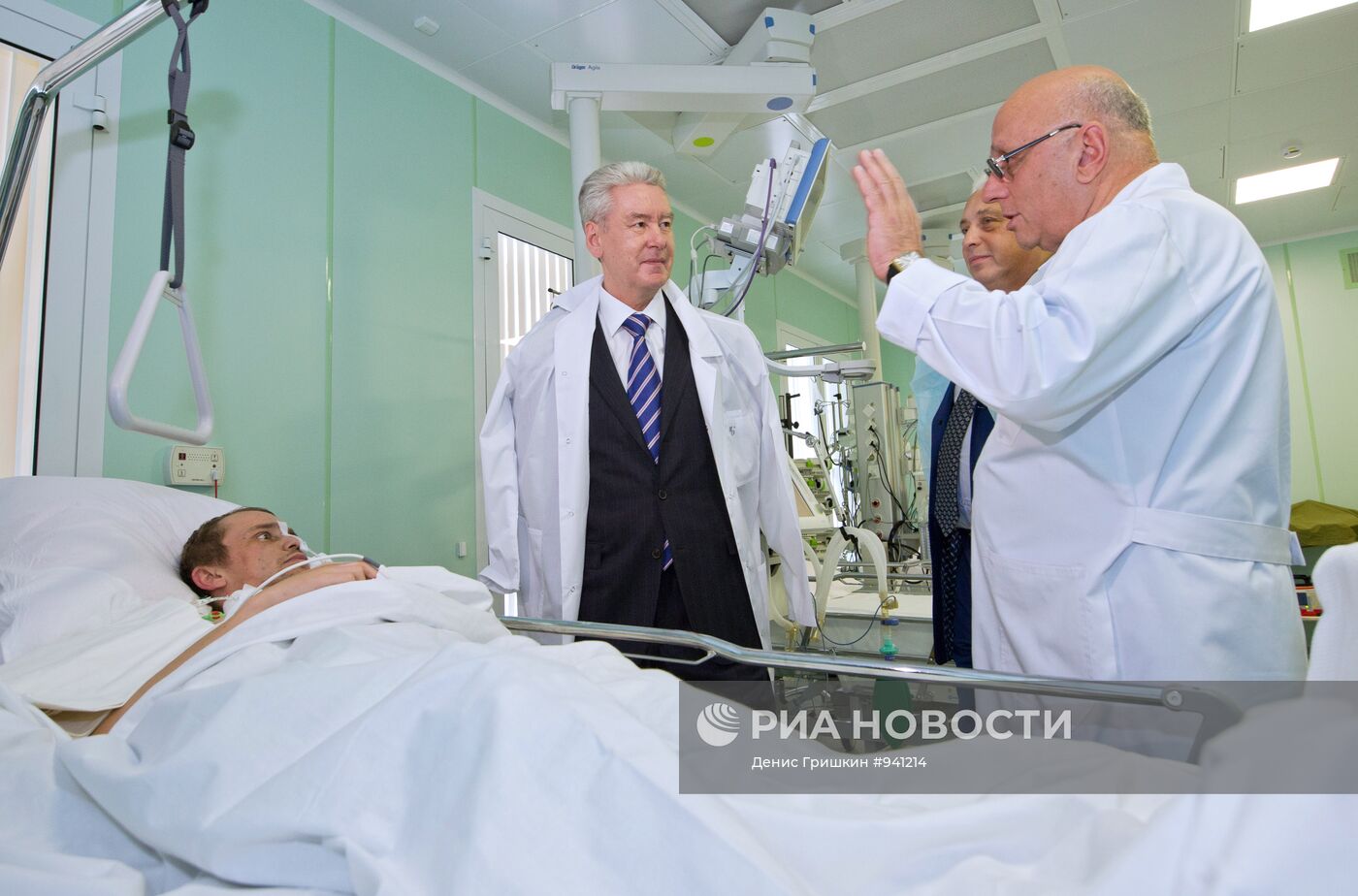 С. Собянин посетил НИИ скорой помощи им. Н.В. Склифосовского