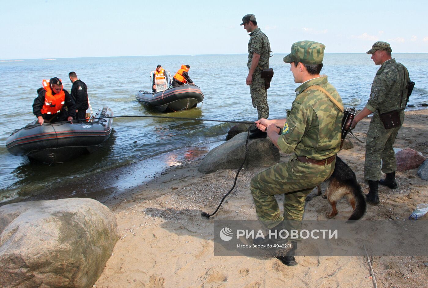 Учения пограничных войск ФСБ РФ в Калининградской области