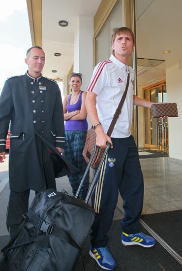 Футбол. Сбор национальной команды в Москве