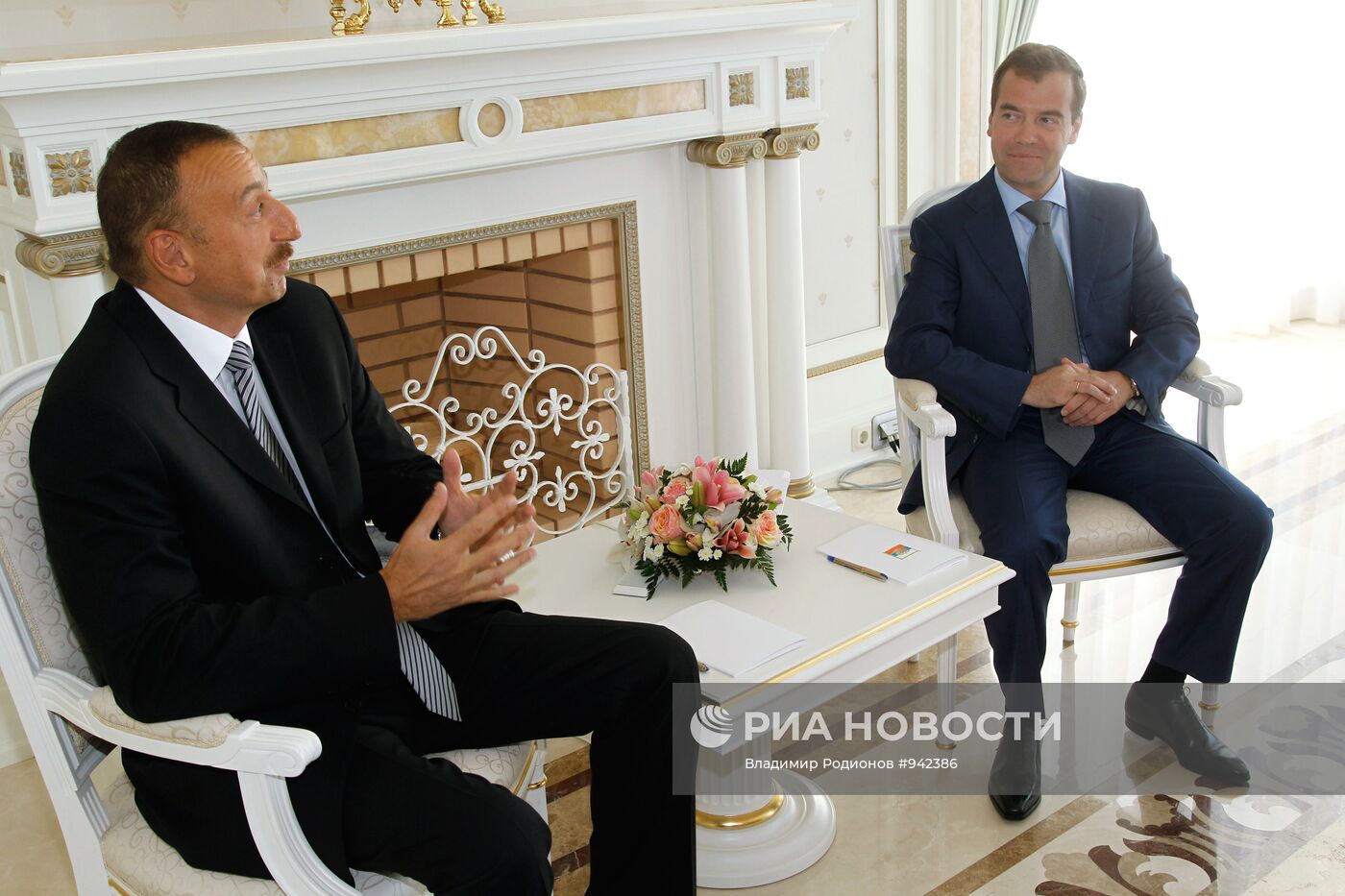 Встреча Д.Медведева и И.Алиева в Сочи