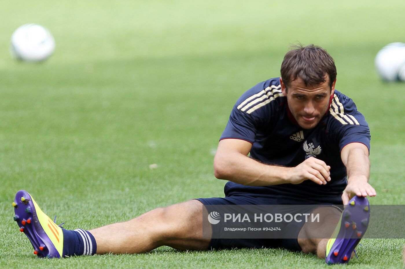 Футбол. Тренировка сборной России