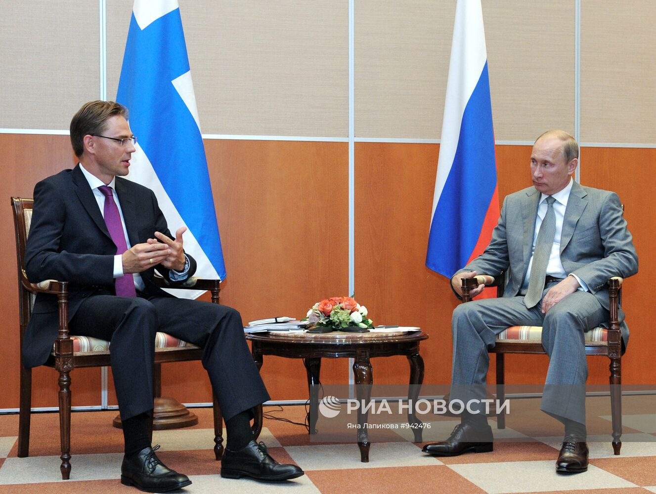 Встреча В.Путина Ю.Катаайнена в Сочи
