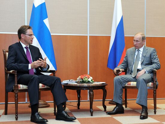 Встреча В.Путина Ю.Катаайнена в Сочи