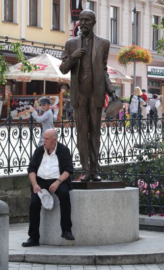 Памятник Томашу Масарику в Карловых Варах