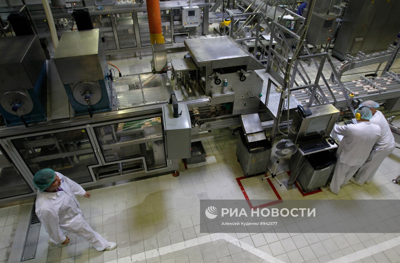 Работа завода Danone-Юнимилк в Московской области