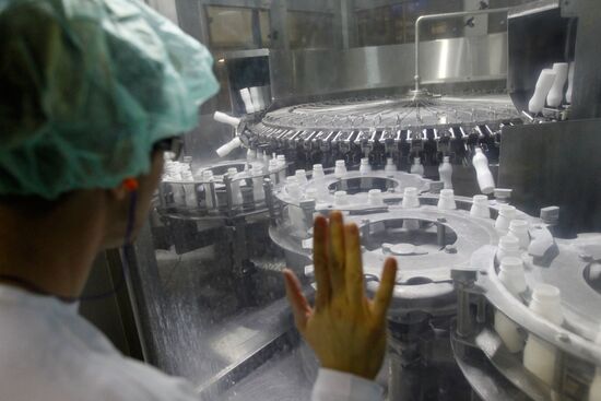 Работа завода Danone-Юнимилк в Московской области