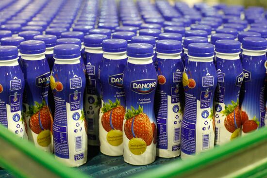 Работа завода Danone-Юнимилк в Московской области