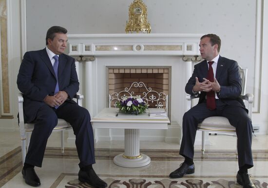 Д.Медведев принял в Сочи В.Януковича