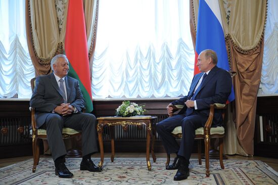 В.Путин проводит Совмин Союзного государства Россия-Белоруссия